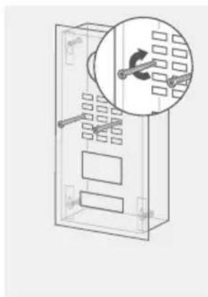 DoorBird D21DKV - MONTAJE DEL PANEL FRONTAL - 5