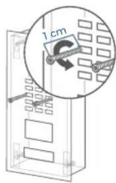 DoorBird D2103V - REMOVING THE FRONT PANEL - 1