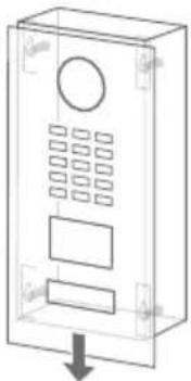 DoorBird D2103V - DESMONTAJE DE LA PLACAFRONTAL - 2