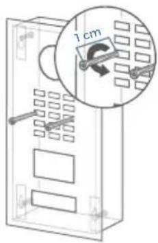 DoorBird D2103V - FRONTBLENDEENTFERNEN - 1