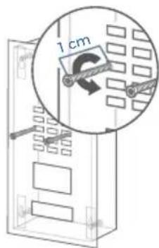DoorBird D2103V - REMOVING THE FRONT PANEL - 1