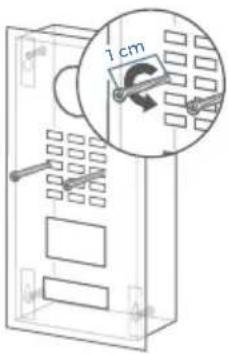 DoorBird D2103V - FRONTBLENDEENTFERNEN - 1