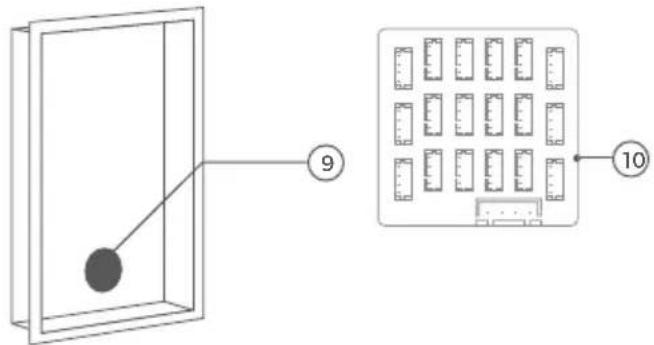 DoorBird D2103V - EJEMPLO DE DISPOSITIVO CON 2 Y MÁS BOTONES DE LLAMADA - 3