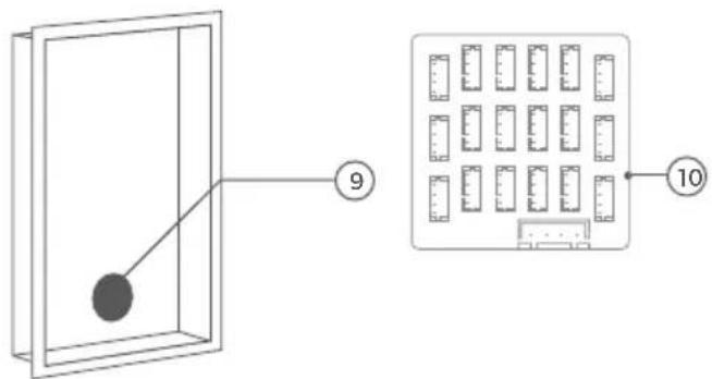 DoorBird D2103V - EJEMPLO DE DISPOSITIVO CON 2 Y MÁS BOTONES DE LLAMADA - 3