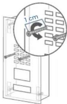 DoorBird D2102V - REMOVING THE FRONT PANEL - 1