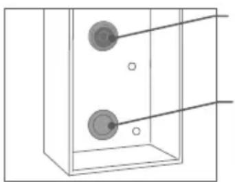 DoorBird D2102V - Montaje de la carcasa de montaje en superficie - 1