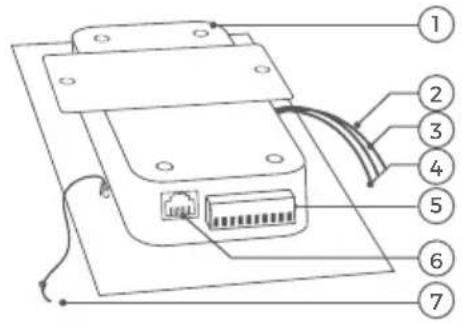 DoorBird D2101V - DEVICE EXAMPLE WITH DISPLAY MODULE AND KEYPAD MODULE - 2