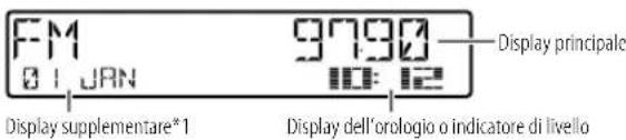 JVC KDT706BT - Cambiare le informazioni visualizzate sul display - 1