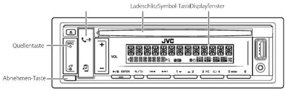 JVC KDT706BT - Frontblende - 1