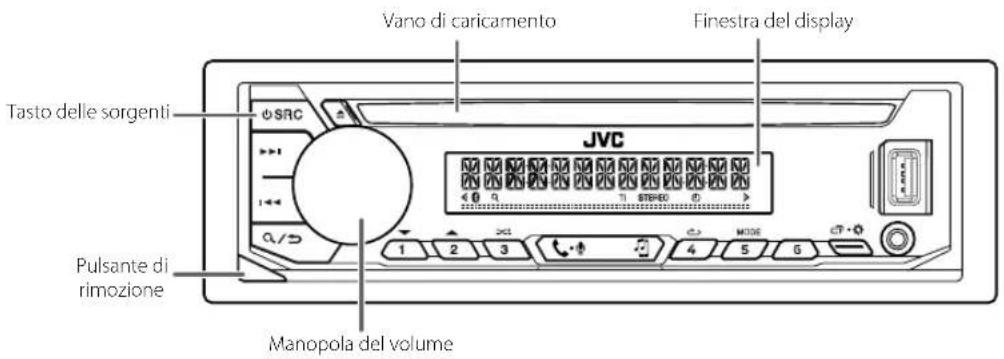 JVC KDT706BT - Frontalino - 1