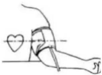 MEDISANA CardioCompact - Ratt ställning vid matningen Ratt ställning vid matningen i sittande position - 1