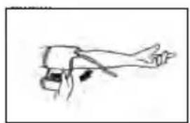 MEDISANA MTM - Verenpaine- mansetin kiinnittäminen - 1