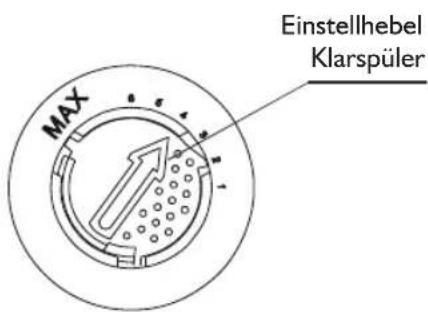 IGNIS ADC 456 - Klarspulerdosierer regulieren - 1
