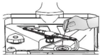 IGNIS ADC 456 - Cleaning the spray arms - 1