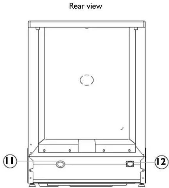 IGNIS ADC 456 - Dishwasher components - 2
