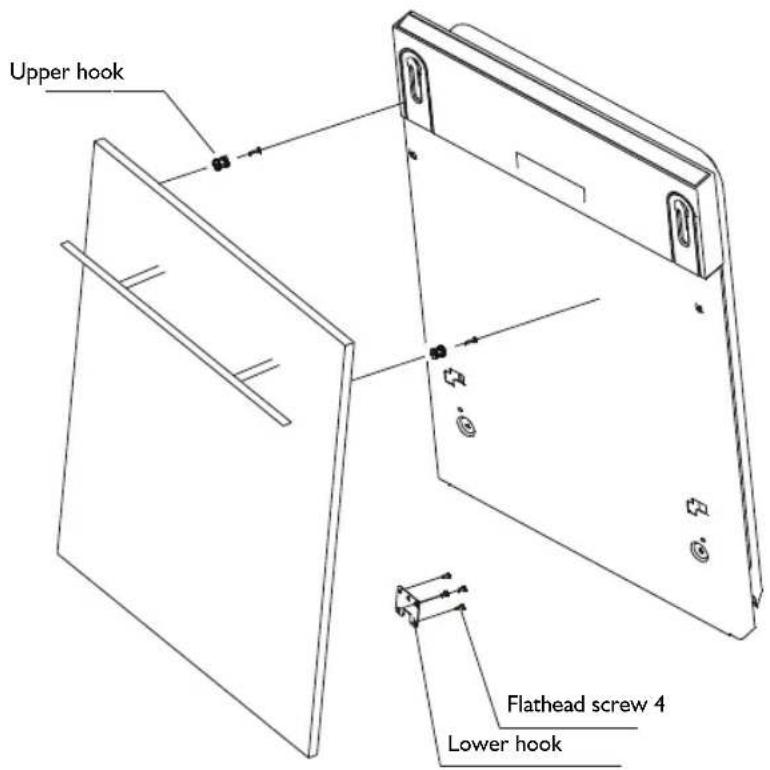 IGNIS ADC 456 - External wooden panel dimensions and installation - 3