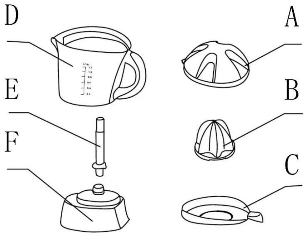 Campomatic J25 - Dibujo de los componentes - 1
