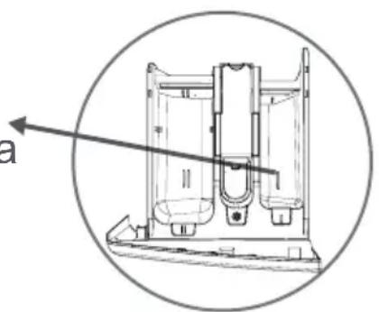 WALTHAM WT 605 WAV 15 - Compartiment à lessive de prélavage : - 1
