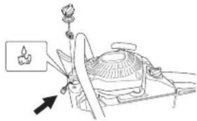 Tanaka TCS 33EB - Nettoyage du filtré à huile de chaine (Fig. 41) - 1