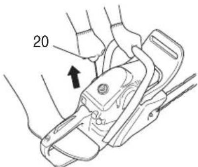 Tanaka TCS 33EB - Arranque con el motor en frío (Fig. 12-17) PRECAUCION - 4