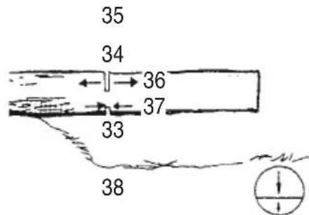 Tanaka TCS 33EB - Cross cutting logs, pressure on bottom - 1