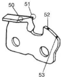 Tanaka TCS 40EA - AFILADO DE LA CADENA Piezas de una cucilla (Fig. 41, 42) - 2