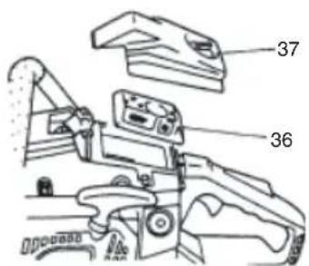 Tanaka TCS 40EA - Cleaning the air filter - 1