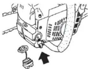 Tanaka TCS 40EA - Chain oil filter (Fig. 38) - 1