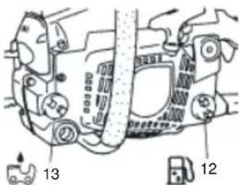 Tanaka TCS 40EA - WARNING (Fig. 8) - 1