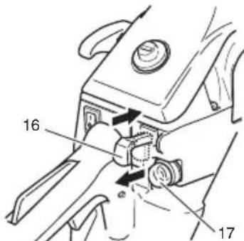 Tanaka TCS 40EA - ADJUSTMENT OF CHAIN OIL SUPPLY - 1