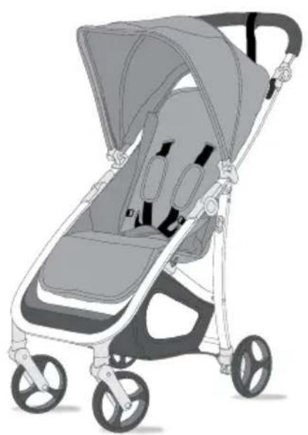 Babyhome Vida - 如何为Vida推车解除纺织部分 - 2