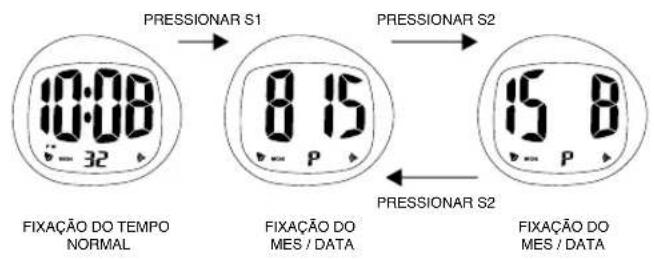 Calypso K6068 - MODO DE FIXAR OS MESSES / DATAS - 2