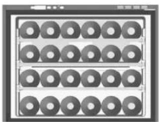 HOTPOINT WL 24 AHA - Klassisk opbevaring med 24 flasker - 1