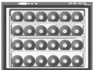 HOTPOINT WL 24 AHA - Klassische Lagerung von 24 Flaschen - 1