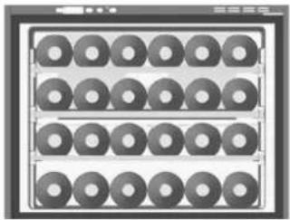 HOTPOINT WL 24 AHA - Klassisk lagring med 24 flaskor - 1