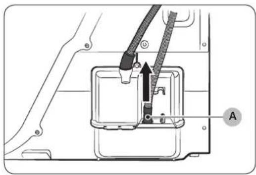 SAMSUNG DV8FK6010CW - Anschlieben des Abwasserschlauchs - 2