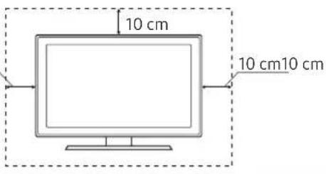 SAMSUNG UE49NU8045TXXC - Providing proper ventilation for your TV - 1