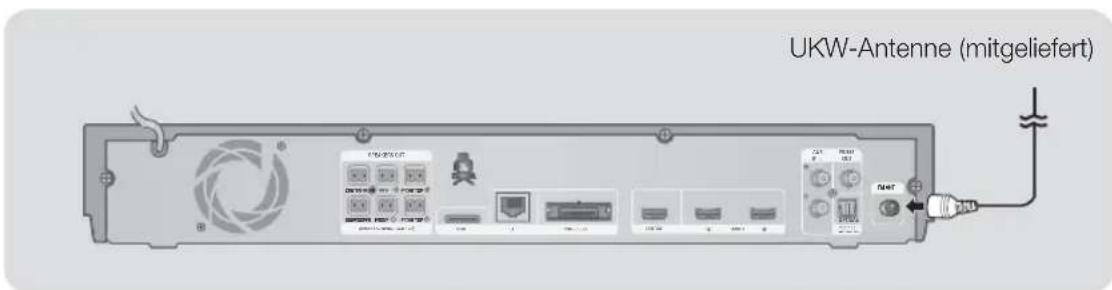 SAMSUNG HTE6759W - Zum Anschlieben der UKW-Antenne - 1