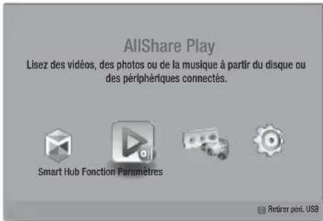 SAMSUNG HTE6759W - Lecture des fichiers sur un périphérique de stockage USB ou sur l'iPod/iPhone - 1