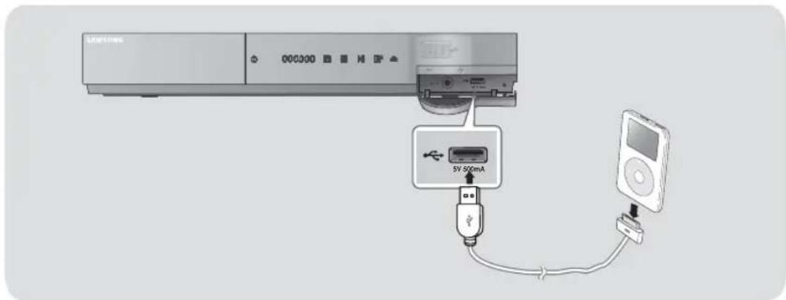 SAMSUNG HTE6759W - Mediante un cavo USB - 1