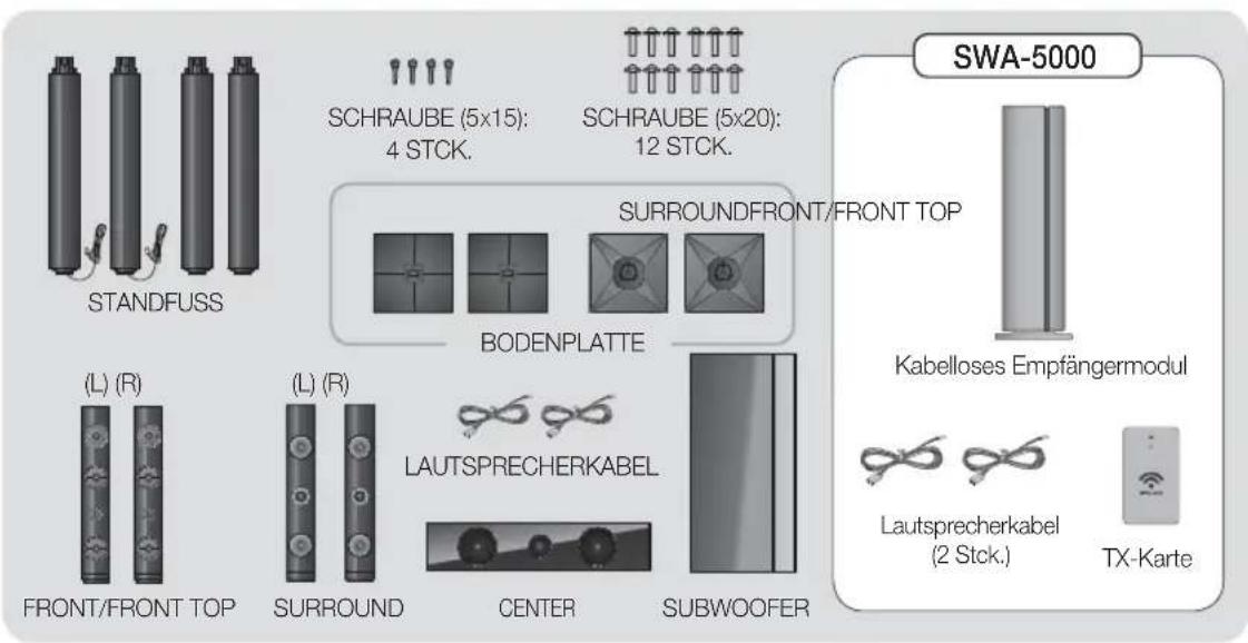 SAMSUNG HTE6759W - Lautsprecherkomponenten - 1