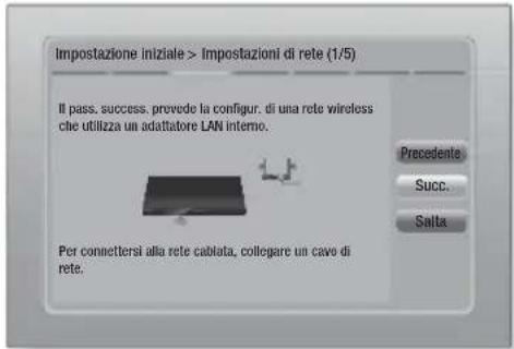 SAMSUNG HTE6759W - Procedura di impostazione iniziale - 1