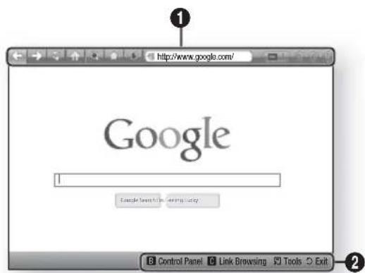 SAMSUNG HTE6759W - Der Webbrowser im Überblick - 1