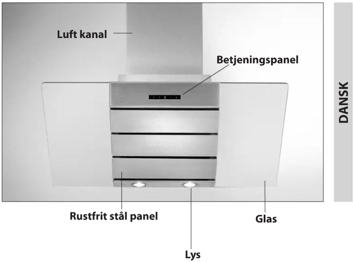 SAMSUNG HDC6475TG - RANGE HOOD - 1