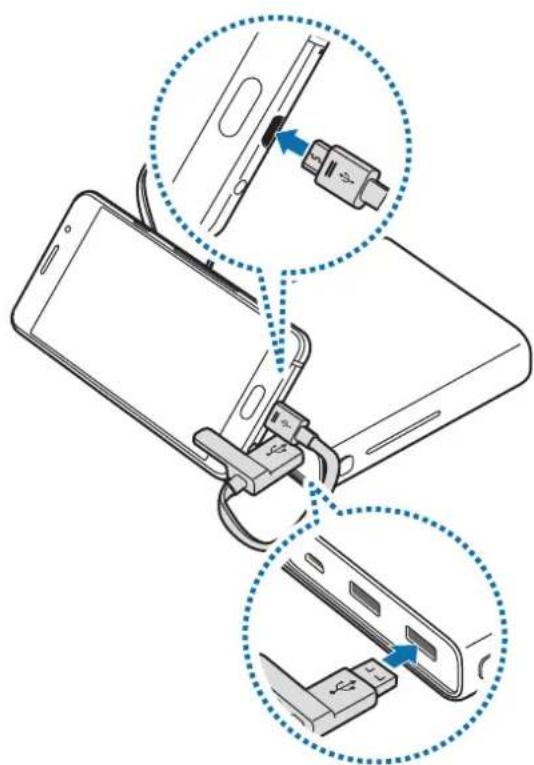 SAMSUNG EBPA510 - Ładowanie urẑadzenia przyenosnégo - 1