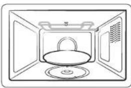SAMSUNG MC28M6065CK - Utilisation du plat croustilleur - 1