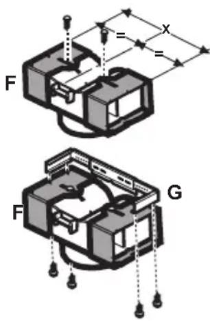 ROSIERES RHV 994 X - Pre-montagem do deflector (somente quando é fornecido um deflector composto de 3 partes - o deflector é utilizado apenas para a versão filtrante) - 2