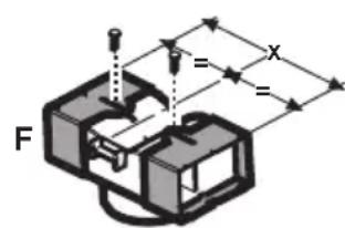 ROSIERES RHV 994 X - Assembler le support cheminée (3 parties): - 2