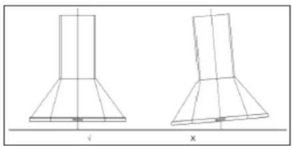 ROSIERES RHP 970001 LRB - HINTS FOR EXHAUST DUCT INSTALLATION - 1