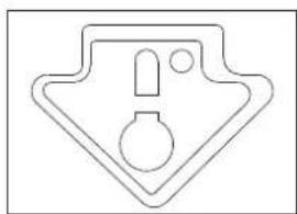 ROSIERES RBBF 178 T - Voyant de la température dans la zone la plus froide - 1